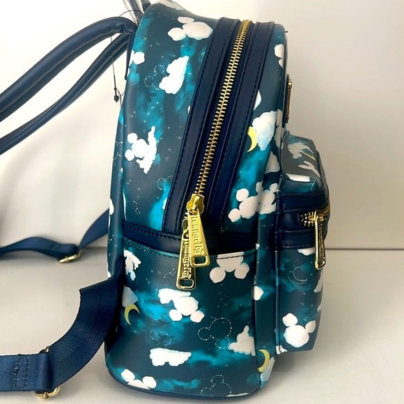 Disney Loungefly Cloud and Moon Backpack NWT - Picture 5 of 12